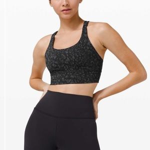 Lululemon Energy Longline Bra in Cheetah Print